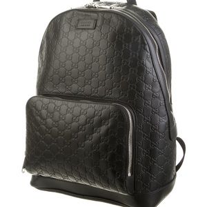 Gucci leather backpack